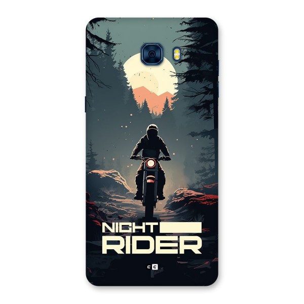 Night Rider Back Case for Galaxy C7 Pro