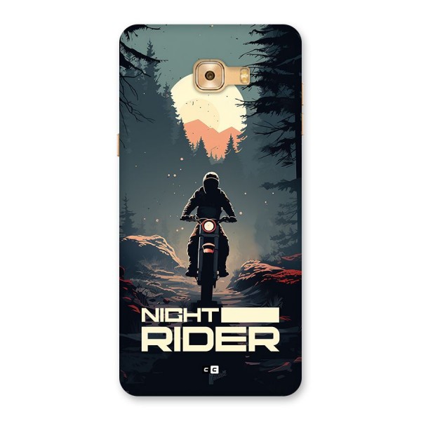 Night Rider Back Case for Galaxy C9 Pro