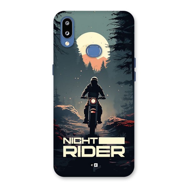 Night Rider Back Case for Galaxy M01s