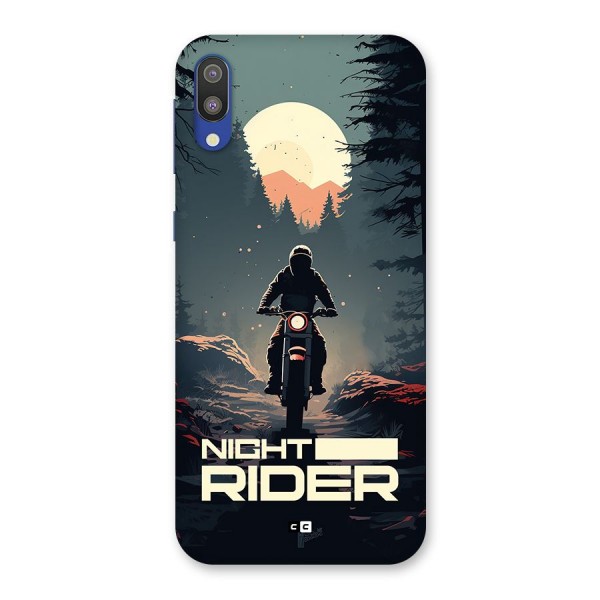 Night Rider Back Case for Galaxy M10