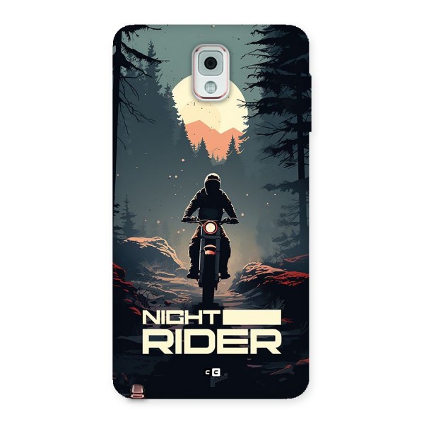 Night Rider Back Case for Galaxy Note 3