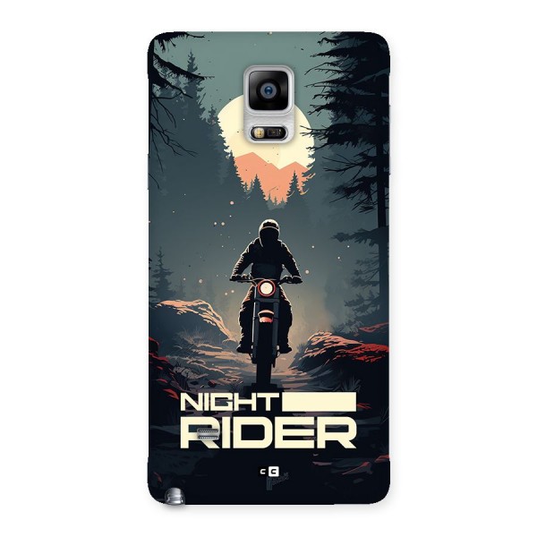 Night Rider Back Case for Galaxy Note 4