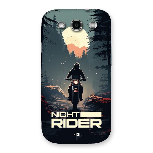 Night Rider Back Case for Galaxy S3