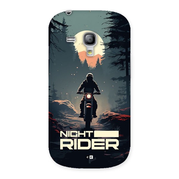 Night Rider Back Case for Galaxy S3 Mini