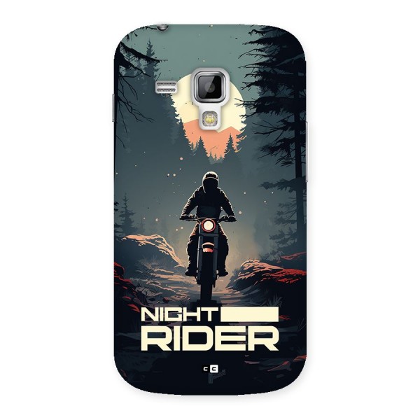 Night Rider Back Case for Galaxy S Duos