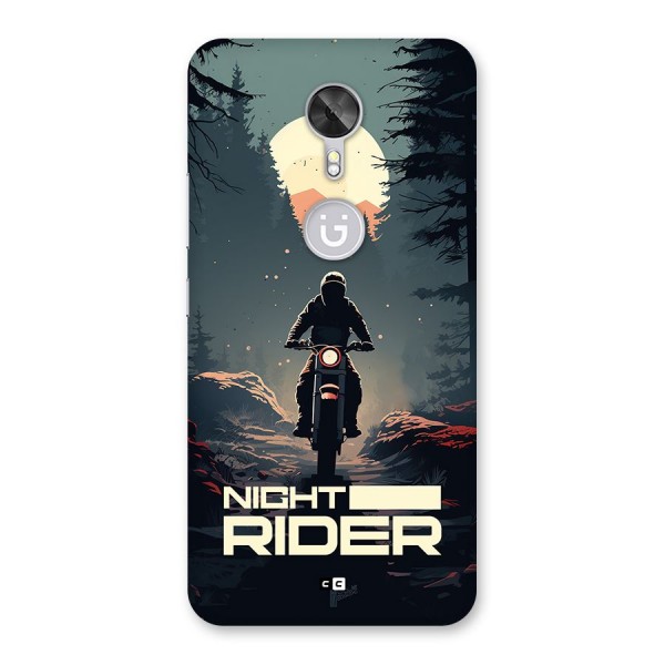 Night Rider Back Case for Gionee A1