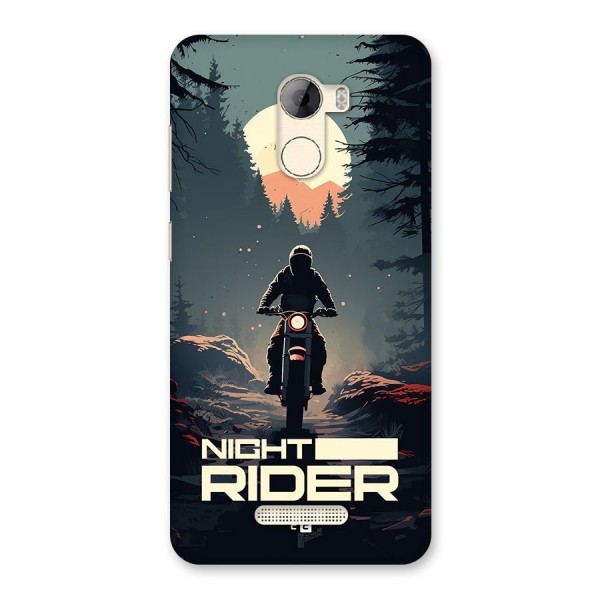 Night Rider Back Case for Gionee A1 LIte