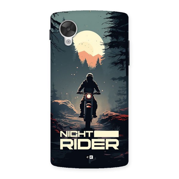 Night Rider Back Case for Google Nexus 5