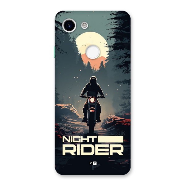 Night Rider Back Case for Google Pixel 3