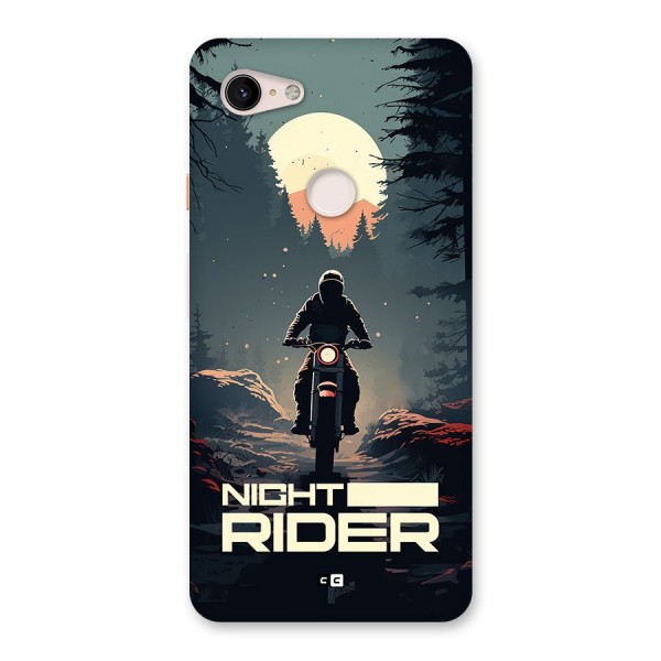 Night Rider Back Case for Google Pixel 3 XL