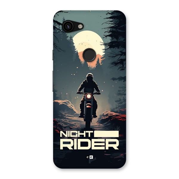 Night Rider Back Case for Google Pixel 3a