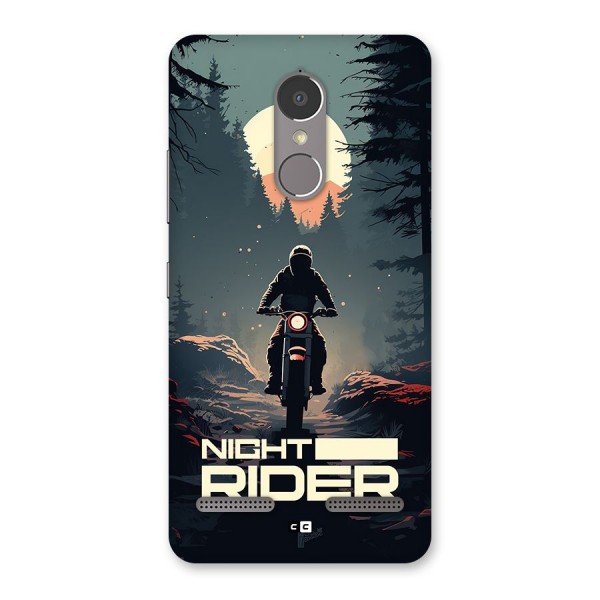 Night Rider Back Case for Lenovo K6