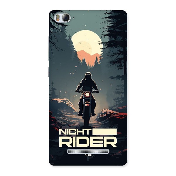 Night Rider Back Case for Mi4i