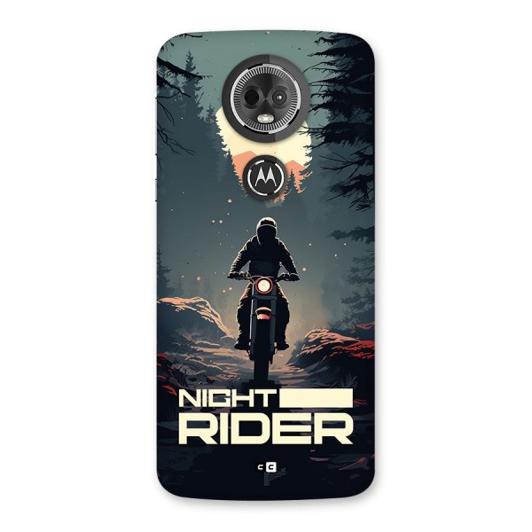 Night Rider Back Case for Moto E5 Plus