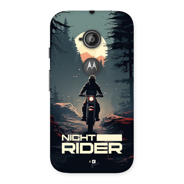 Night Rider Back Case for Moto E 2nd Gen