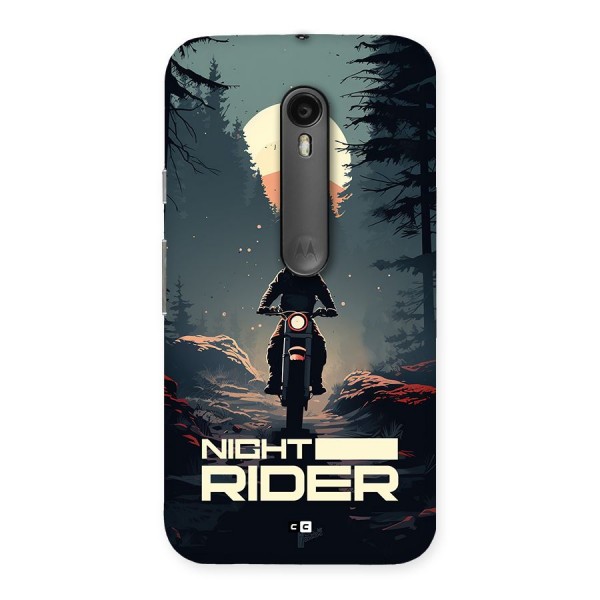 Night Rider Back Case for Moto G3