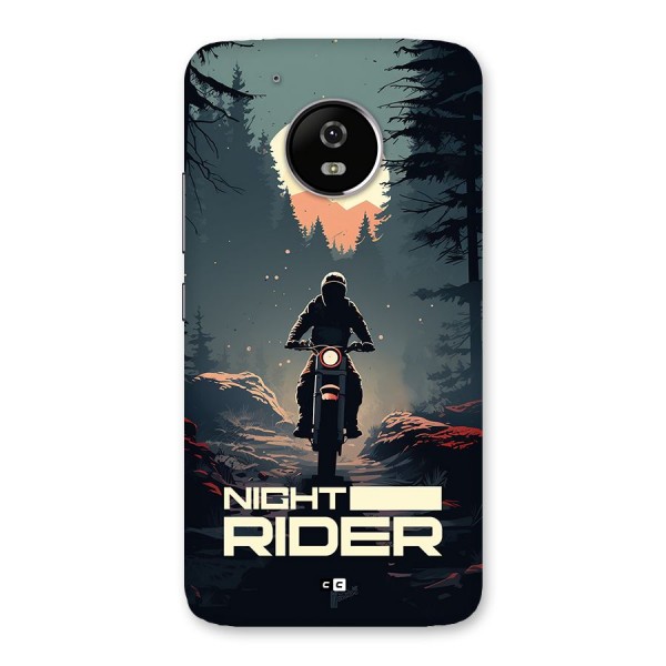 Night Rider Back Case for Moto G5