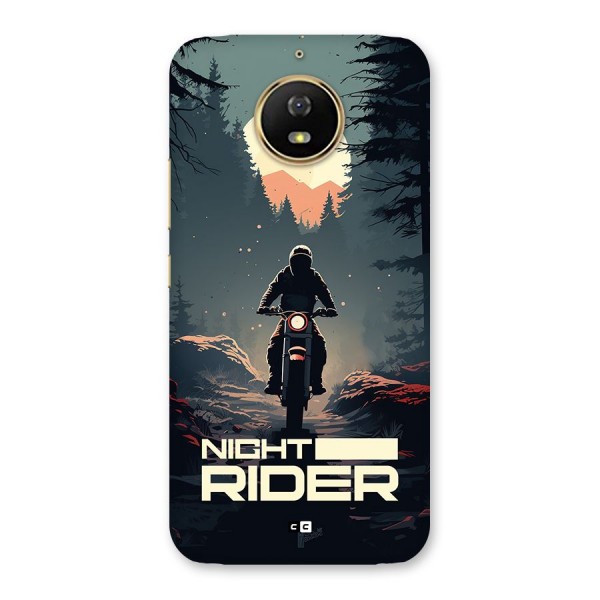 Night Rider Back Case for Moto G5s