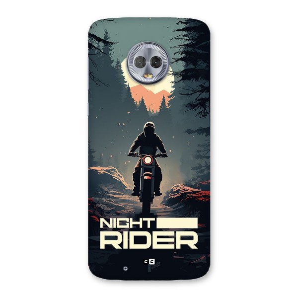 Night Rider Back Case for Moto G6