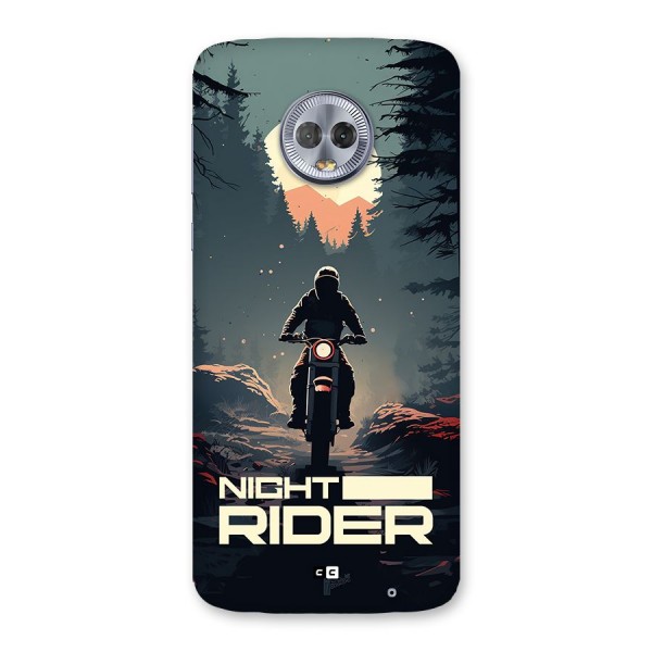 Night Rider Back Case for Moto G6 Plus