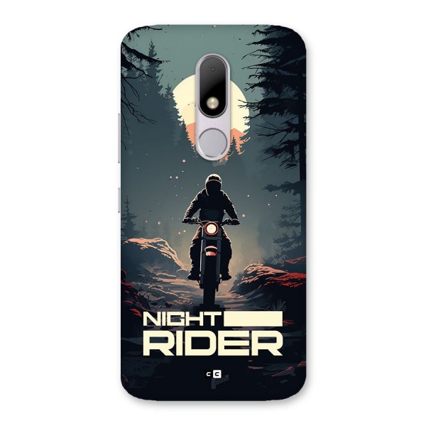 Night Rider Back Case for Moto M