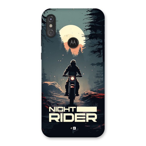 Night Rider Back Case for Motorola One Power