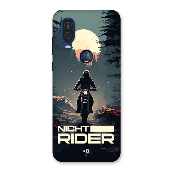 Night Rider Back Case for Motorola One Vision