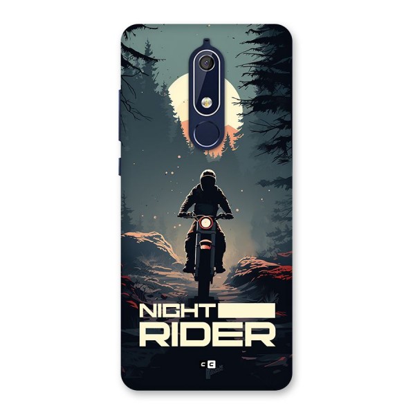 Night Rider Back Case for Nokia 5.1