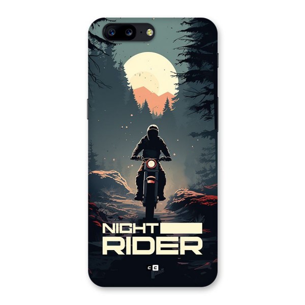 Night Rider Back Case for OnePlus 5