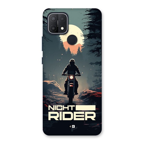 Night Rider Back Case for Oppo A15