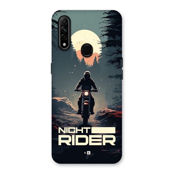 Night Rider Back Case for Oppo A31