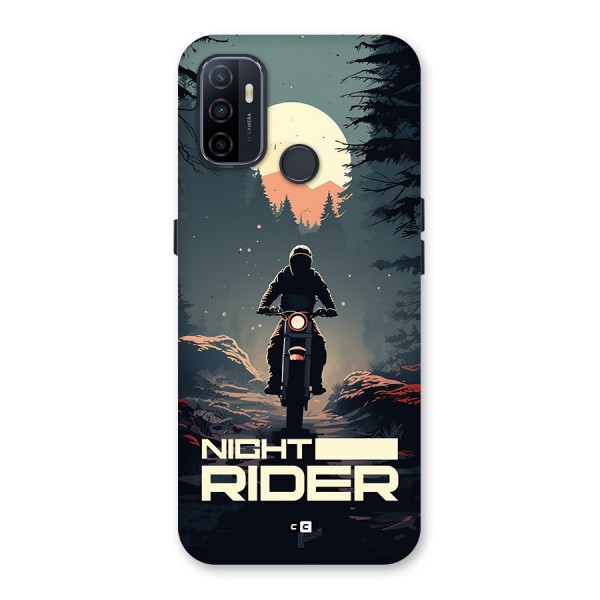 Night Rider Back Case for Oppo A32