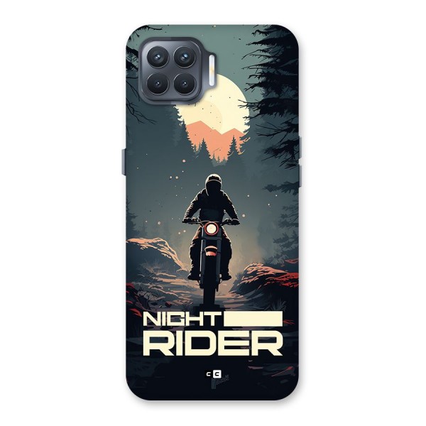 Night Rider Back Case for Oppo F17 Pro