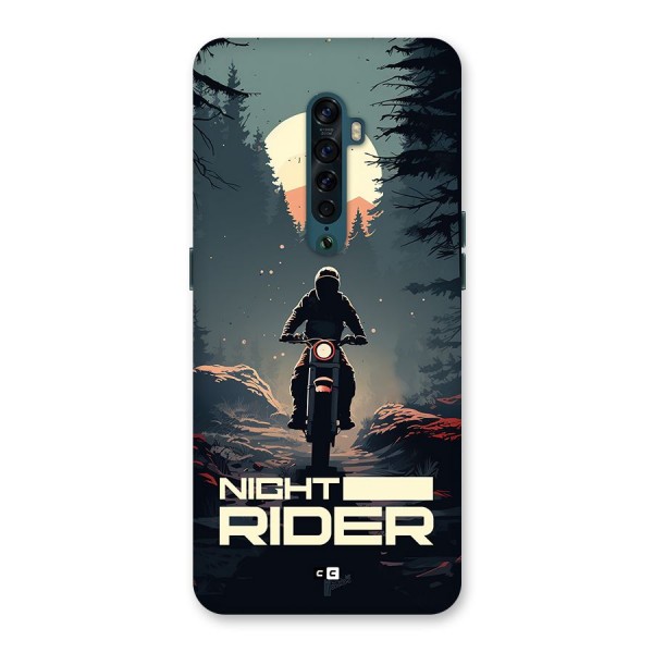 Night Rider Back Case for Oppo Reno2