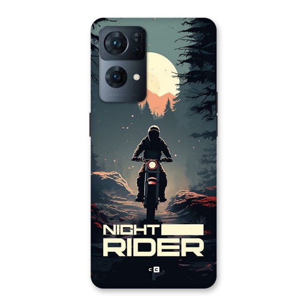 Night Rider Back Case for Oppo Reno7 Pro 5G