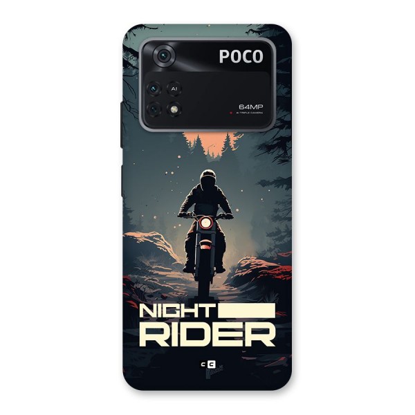 Night Rider Back Case for Poco M4 Pro 4G