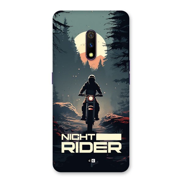 Night Rider Back Case for Realme X