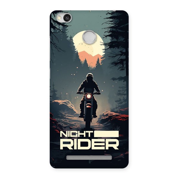 Night Rider Back Case for Redmi 3S Prime