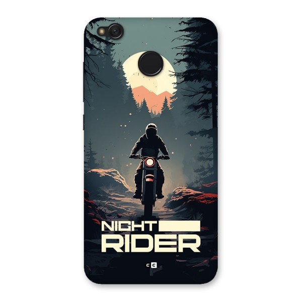 Night Rider Back Case for Redmi 4