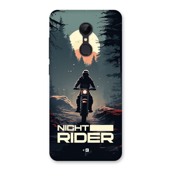 Night Rider Back Case for Redmi 5