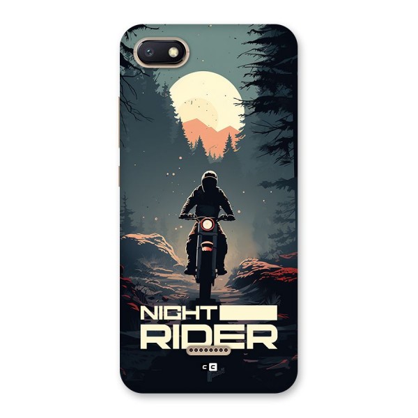 Night Rider Back Case for Redmi 6A