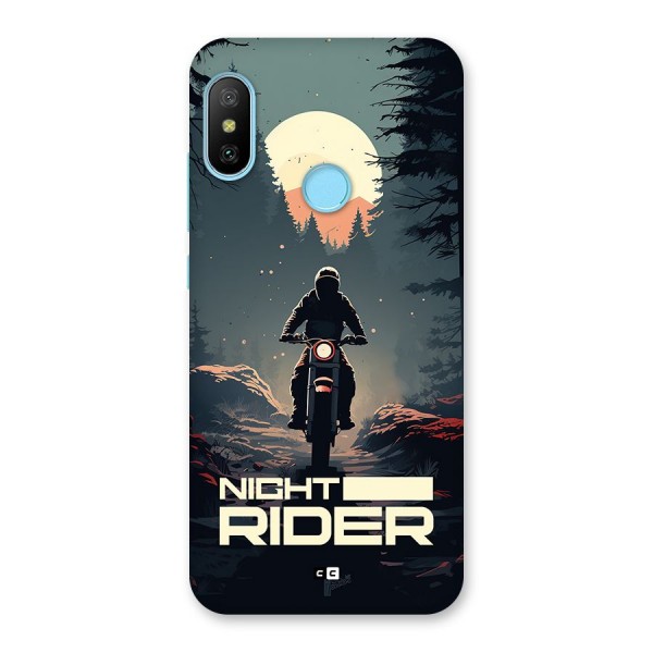 Night Rider Back Case for Redmi 6 Pro