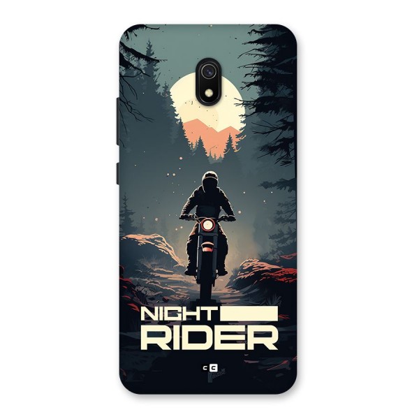 Night Rider Back Case for Redmi 8A