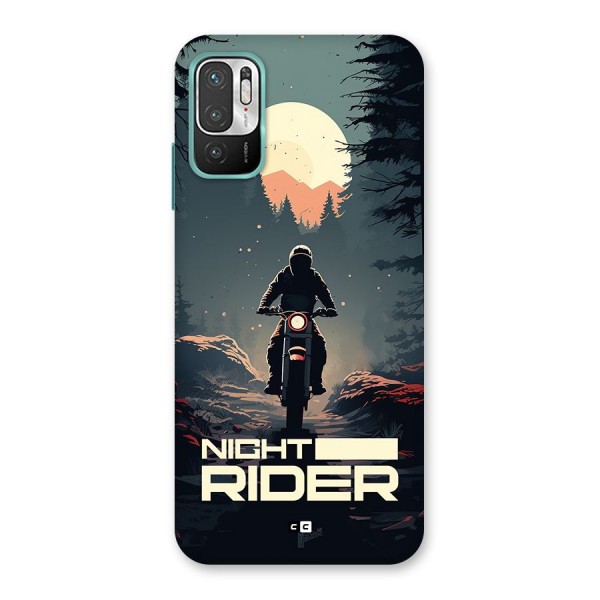 Night Rider Back Case for Redmi Note 10T 5G