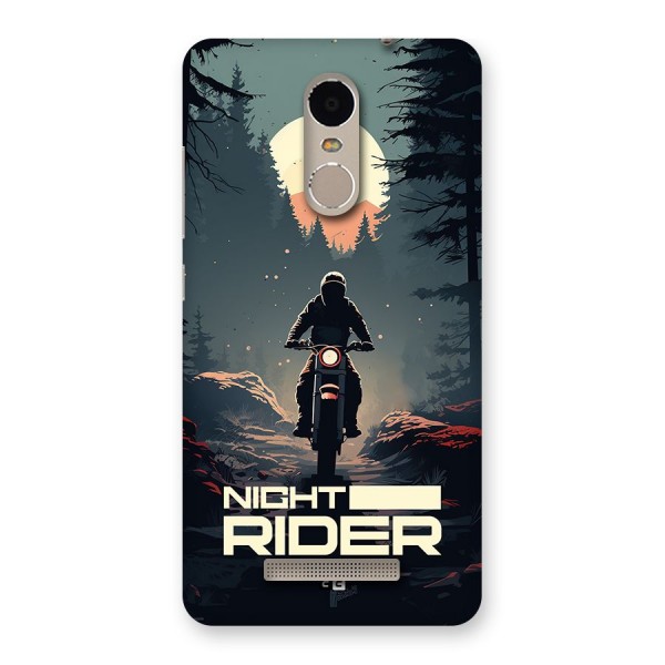 Night Rider Back Case for Redmi Note 3