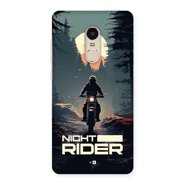 Night Rider Back Case for Redmi Note 4