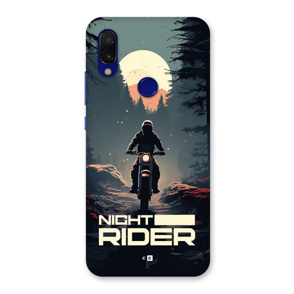 Night Rider Back Case for Redmi Y3