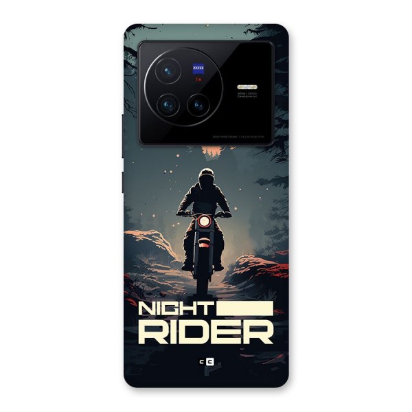 Night Rider Back Case for Vivo X80