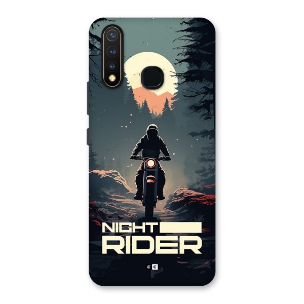 Night Rider Back Case for Vivo Y19