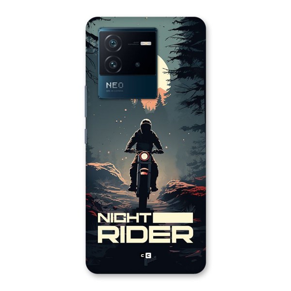 Night Rider Back Case for Vivo iQOO Neo 6 5G